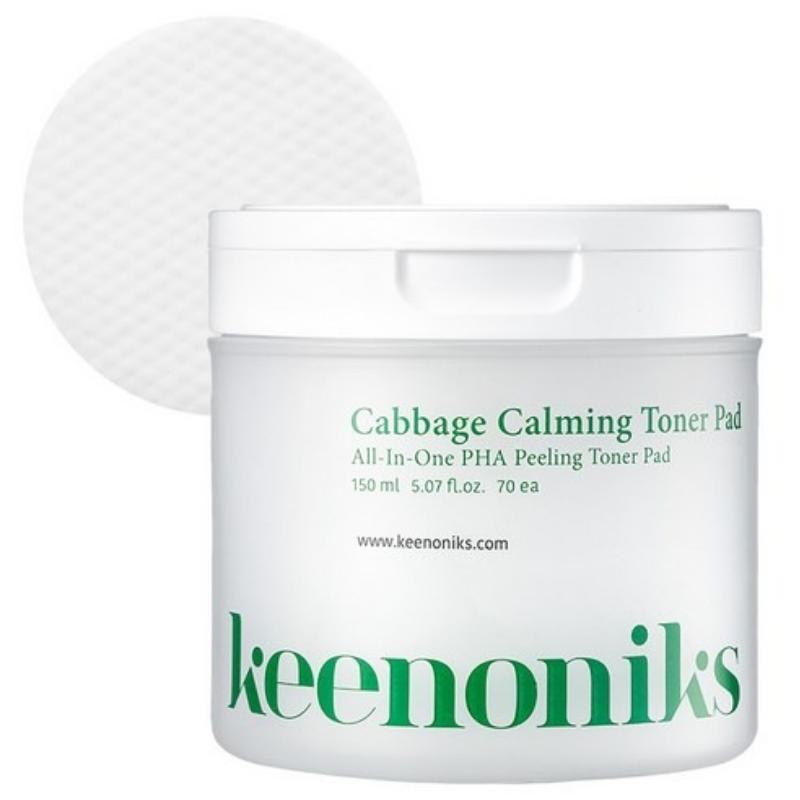 Kinonics Cabbage Dead Skin Calming Toner Pads 70 Sheets