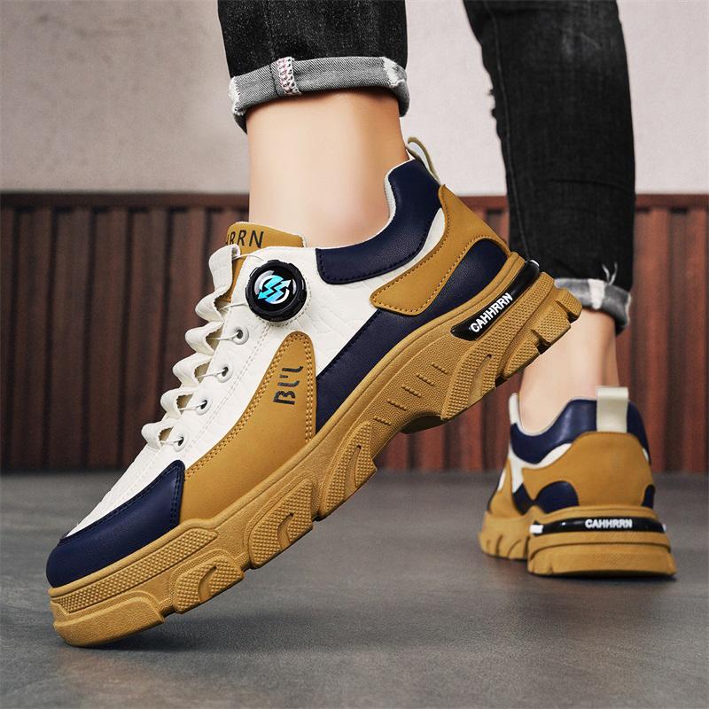 2025 New Rotating Button Elastic Autumn and Winter Trend Outdoor Travel Daily Work Casual Shoes Spot