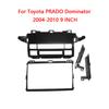 For Toyota Prado 120 J120 2004-2009 9 Inch Car Fascia Frame Decorative Panel Mounting Auto Interior Accessories