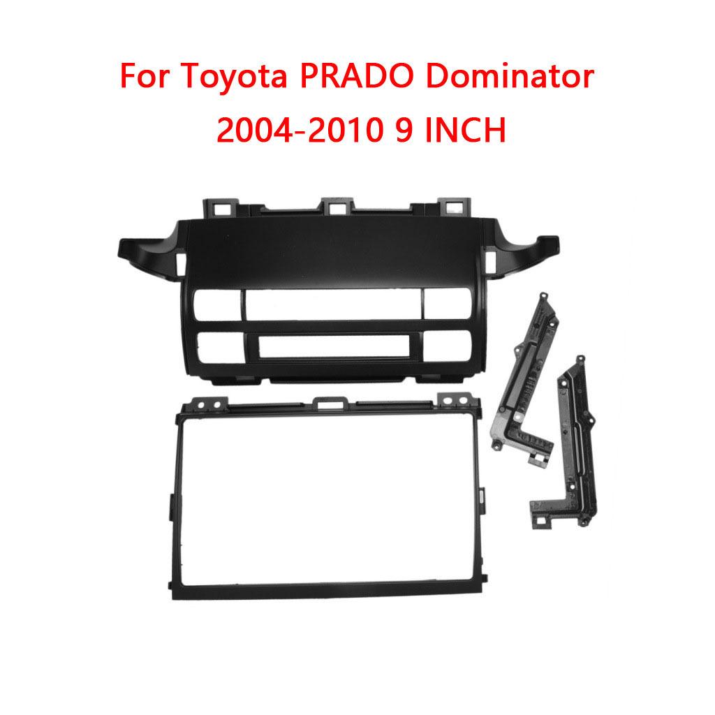 For Toyota Prado 120 J120 2004-2009 9 Inch Car Fascia Frame Decorative Panel Mounting Auto Interior Accessories