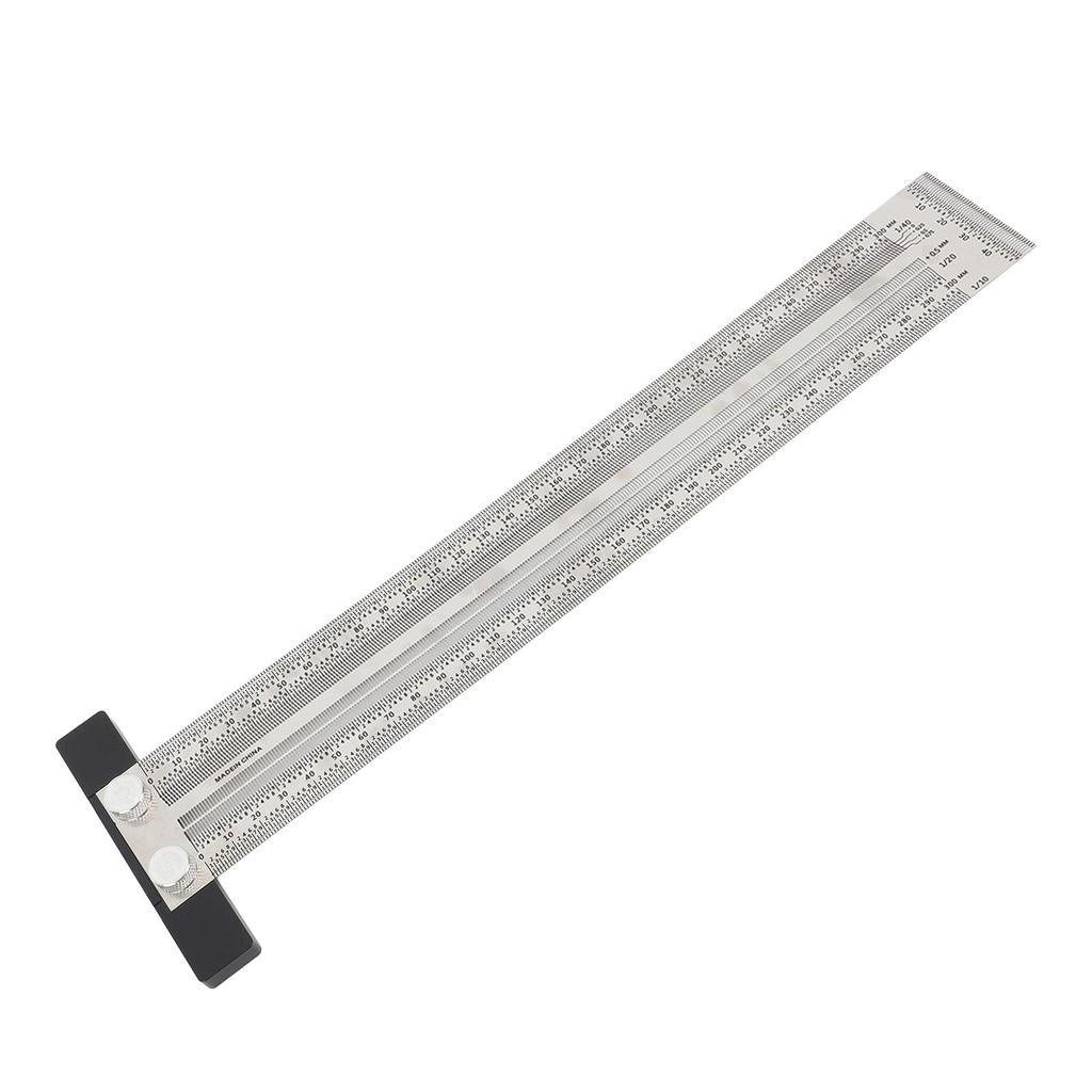 Accurate  ing T Ruler Stainless Steel Woodworking Scribing T Ruler High Accuracy Carpenter   T Ruler Measuring Tool