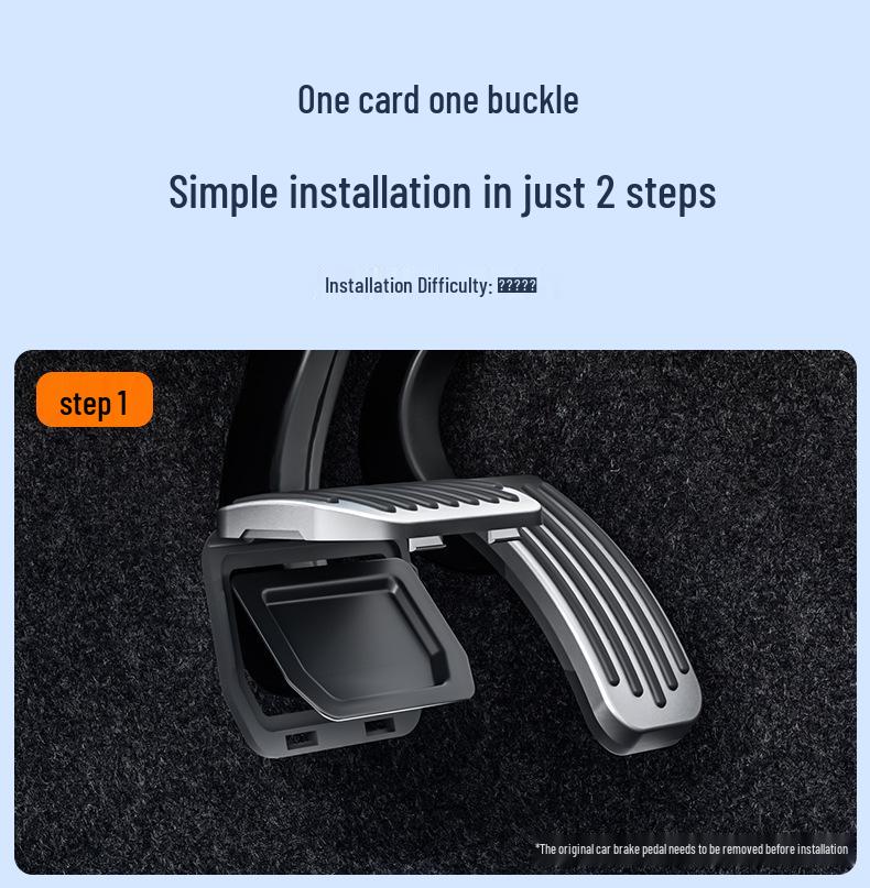 Aluminum Alloy Throttle Brake Pedal Decorations for Tesla Model Y/3 Refresh Accessories