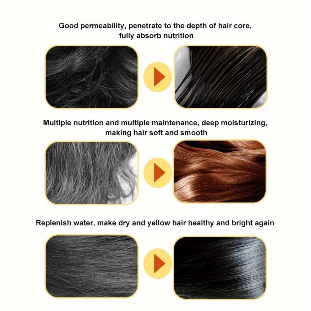 Anti-Frizz Hair Serum Hair Care Essential Morocco Silky Shine Hair Care Serum for the Repair of Damaged Dry Hair