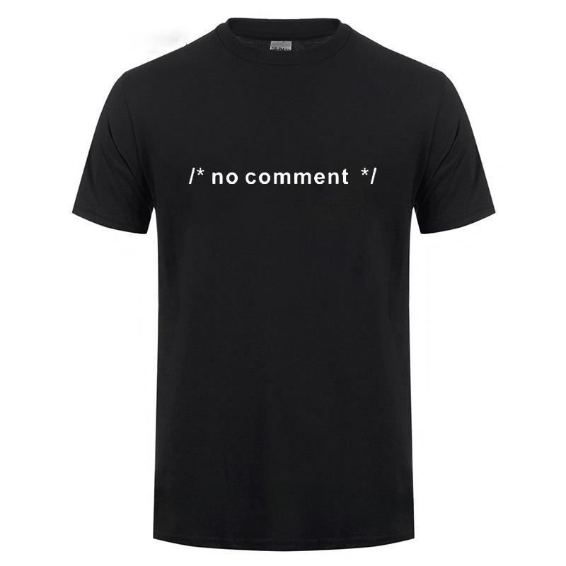 2026 Funny Geek Novelty Joke Coding HTML CSS Developer Gift No Comment T Shirt for Men Women Summer Casual Short Sleeve Cotton Tshirt Loose Tee Top 4XL