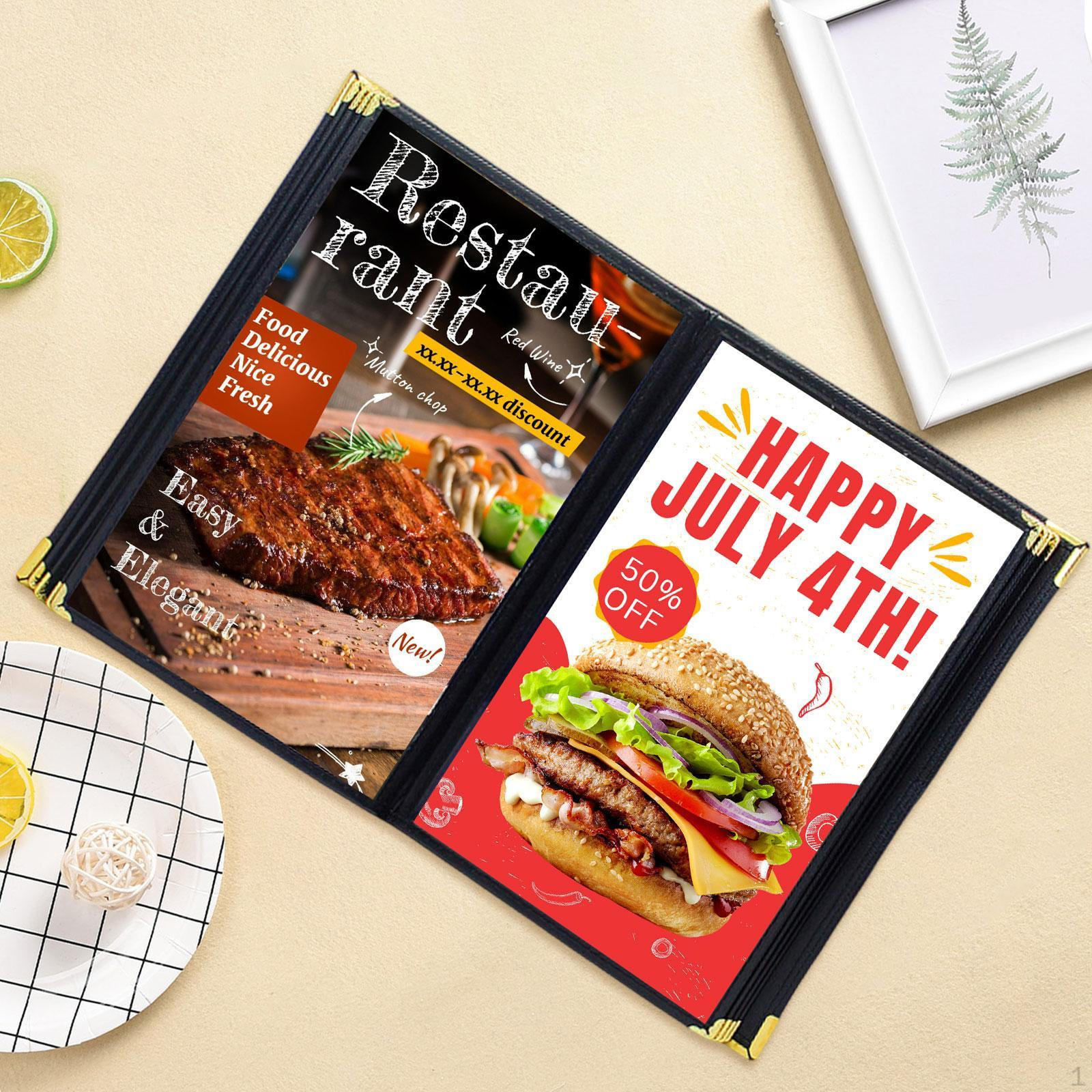 

Меню, Організатор меню з можливістю поповнення, Папка-холдер для бару, готелю, весілля, обслуговування, путівник Style A