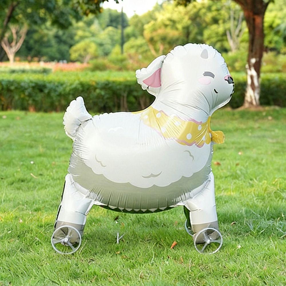 Aluminum Film Cartoon Balloons Animal Shape Animal Balloons Giraffe Foil Balloons  Baby Shower