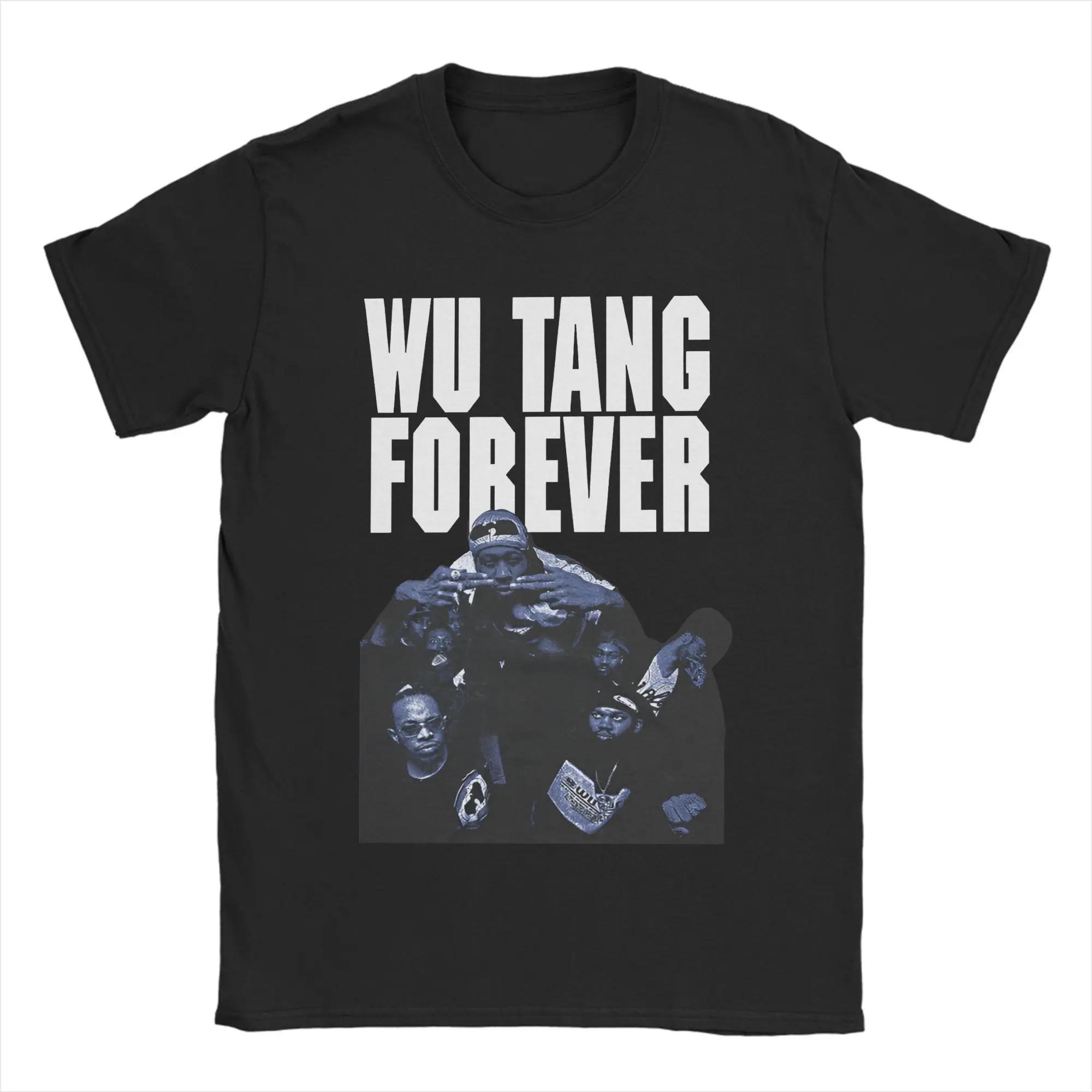 2026 Wu Clan T–tangs Forever Tour Футболки – Финальная Палата Мужские С Круглым Вырезом Короткий Рукав, Большой Размер Уличная Мода Модный Хлопок 3XL
