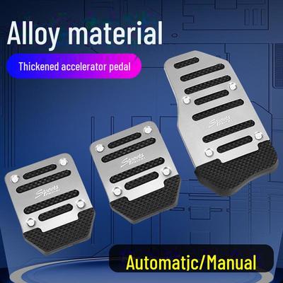 Pedales Antideslizantes Manuales/Automáticos de Acelerador y Freno para Coche - Suministros Automotrices