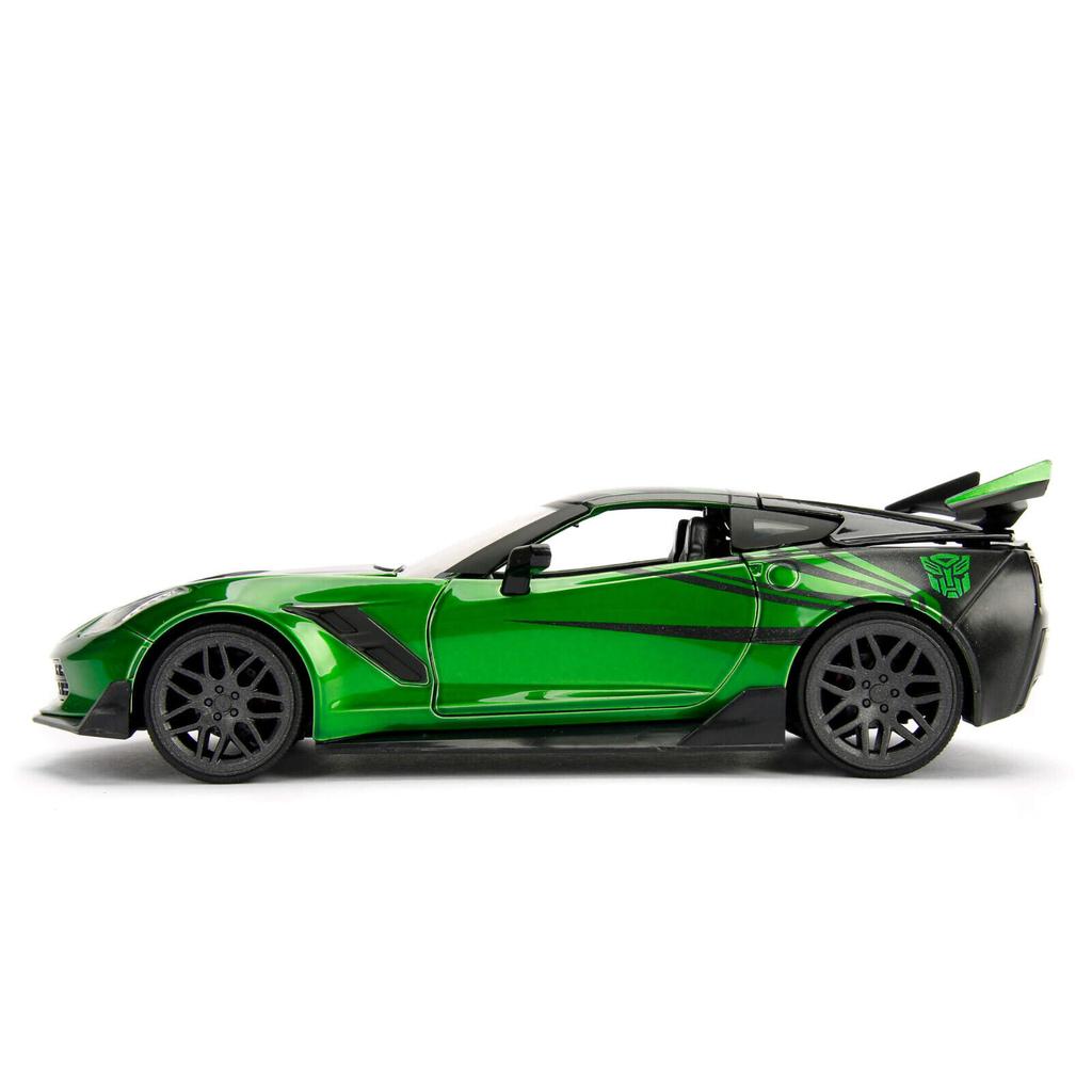 1/24 TRANSFORMERS 5 2016 Crosshairs Chevy Corvette Stingray Diecast Model
