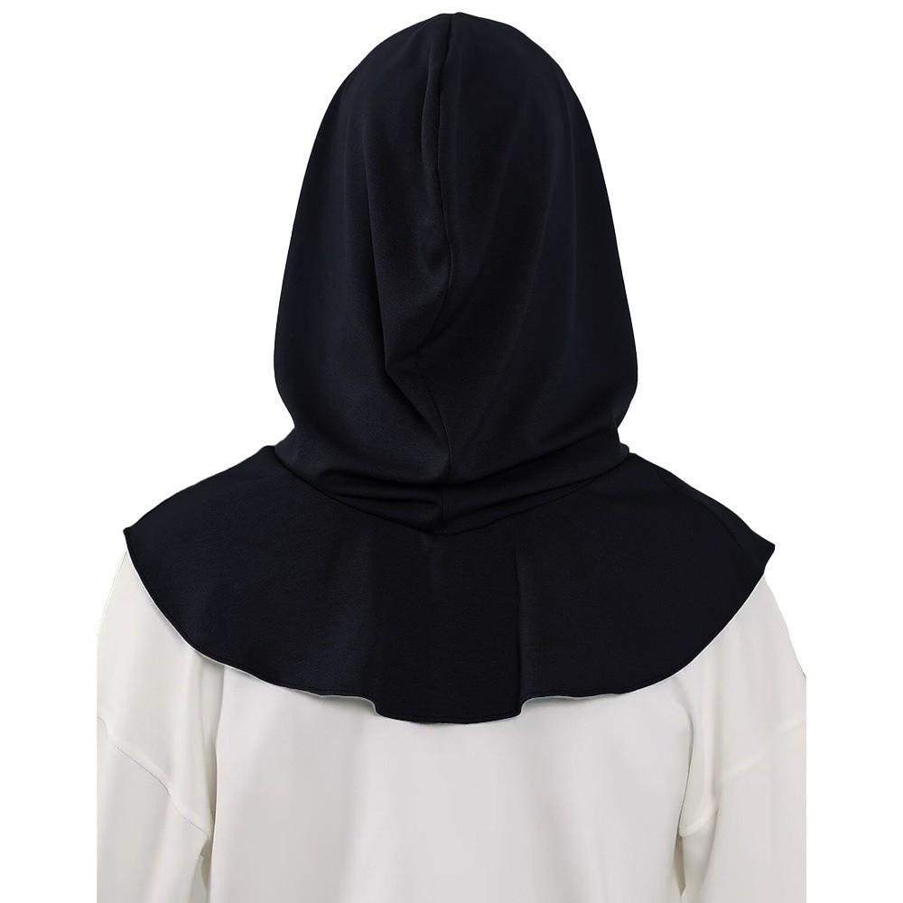 Classic Sun Protection Sun Hat with Hood Solid Color Wide Brim Neck Shade Cap Neck Protection Breathable Balaclava Hat Women