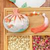 Elegant Zen Inspired Ancient Sachet Drawstring Closure with Tassels Chinese Pouch Handmade Mini Empty Bag Gift Giving