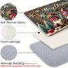 Christmas Gnome Doormat Soft, Comfortable And Non-Slip Home Décor Indoor/Outdoor Entrance Mat Kitchen And Bathroom Rug