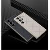 Premium PC Case Galaxy S24 Ultra Metallic Matte Finish Skin-Friendly Vegan Leather Shockproof Design Custom Colors