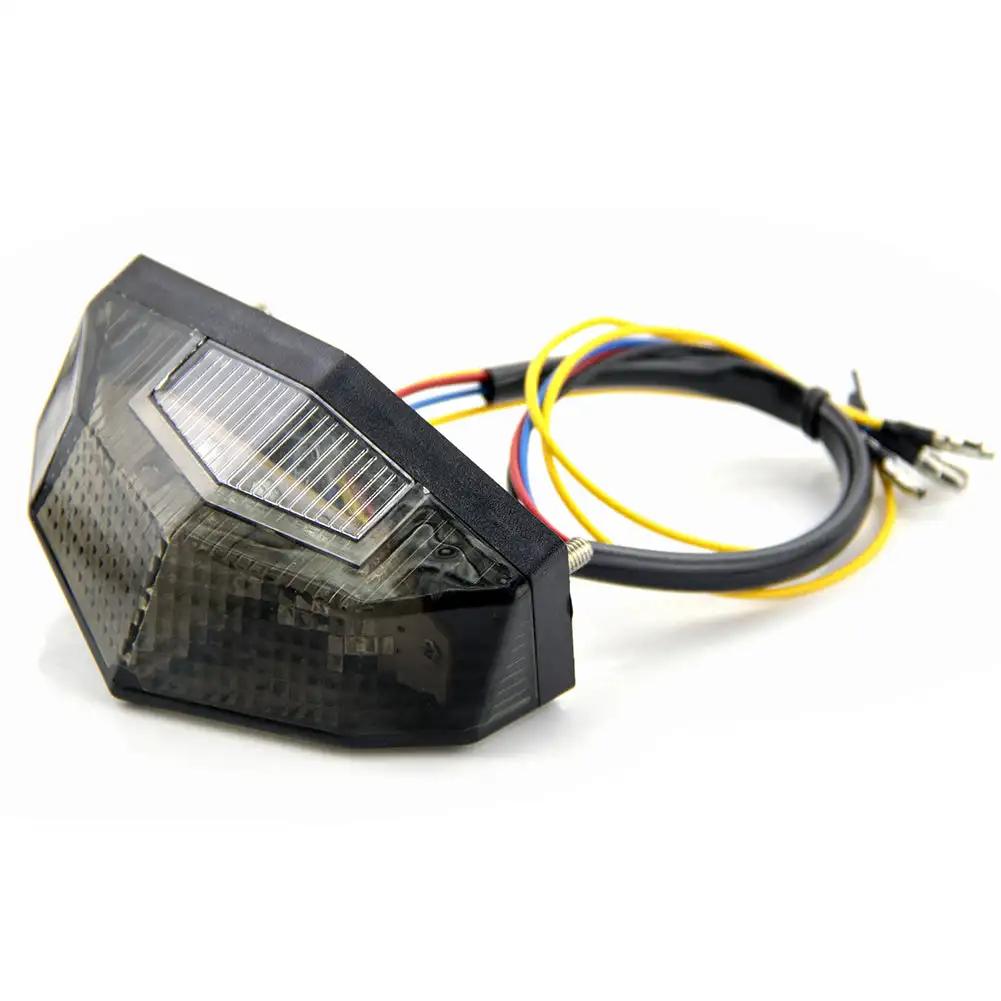 Universal Motorbike Blinker Motorcycle Signal Indicator Moto Accessories 11 LED Tail Light Turn Signals Stop Brake Lights