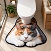 Non-slip Lifelike Animal Toilet Floor Mat 40×50CM 50×60CM Toilet Floor Mat  Bathroom Decor