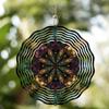 360 Degree Rotating Hook 10 Inch Hanging Wind Spinner for Balcony Garden Decoration Artistic Wind Spinner Outdoor Decor