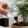 Plant Watering Bulbs 4pcs 500ml Clear Automatic Water Globes Drip Irrigation Device with Lid for Potted Succulents Vacation