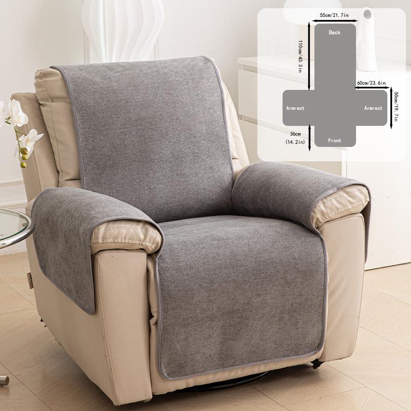 Luxury Comfortable Cotton Velvet Multifunctional Sofa Cushion Anti Slip Electric Recliner Mat Massage Chair, Sofa Cushion, Autumn and Winter Warm