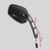 Motorcycle Rear View Side Mirror 8mm For Harley Road King Touring XL 883 Sportster Fatboy Dyna FXDF FLSTF Softail Springer V-ROD