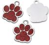 Gold Red Pet ID with Design, 1716