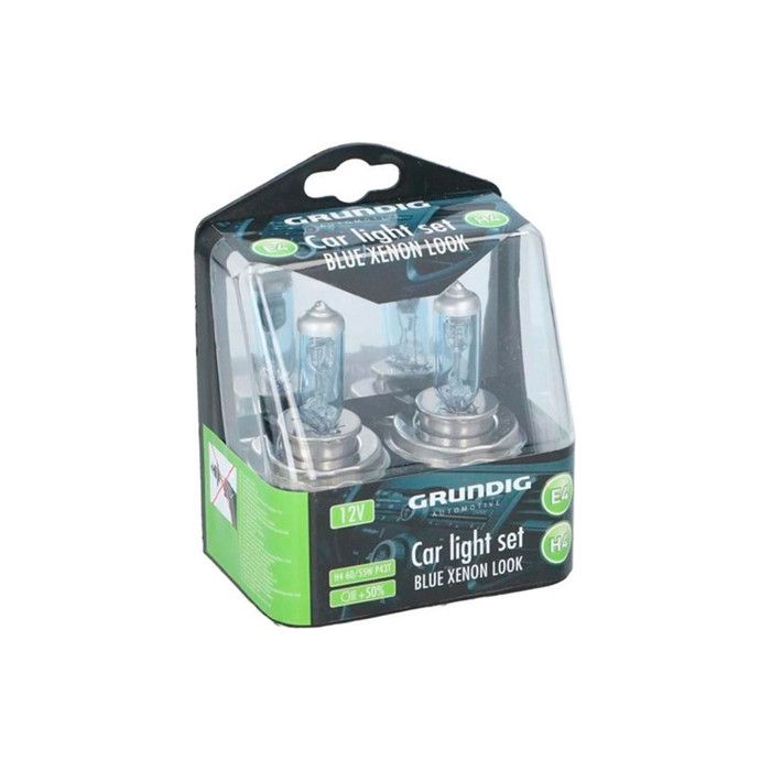 Set De 2 Ampoules Pour Voiture 12v H4 Xenon Grundig