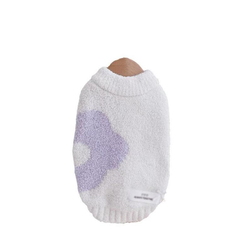 Pet clothes, half-fleece warm homewear, autumn and winter dog cat vest, velvet and thicker than bear