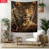 Leopard Wall Tapestry Animal Print Home Decor Living Room Art Wall Hanging Wild Animal Artwork Nature Photography Interiordesign