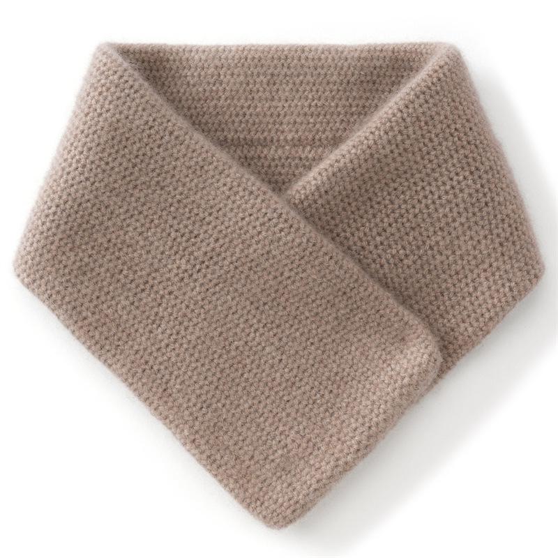 Women's 100% Pure Cashmere Cable Knit Scarf - Warm Fashion Neck Gaiter
