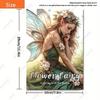 New A4 Flower Fairy Coloring & Drawing Book - Thick Pages