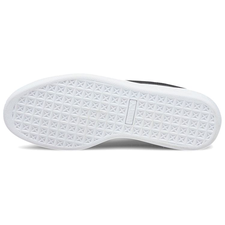PUMA Basket Classic 21 Unisex White Black Low Top Sneakers 374923-02