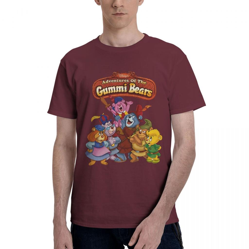 Gummi Cartoon 100 Cotton Casual Breathable Confortable Man Mens Clothing Brands Funny Shirt