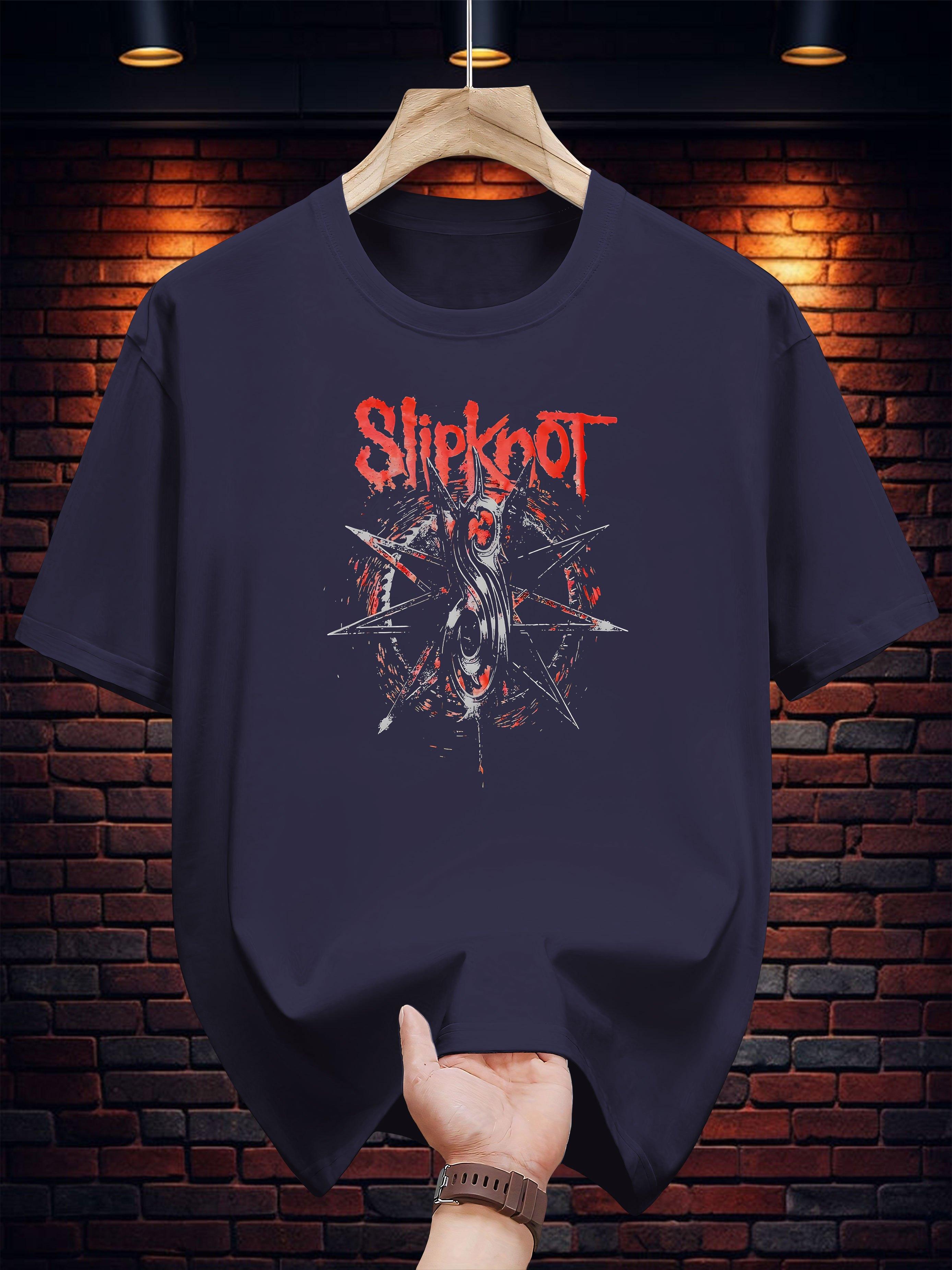 Graphic Print T-shirt - Edgy Skull & SHKNOHT Design XL