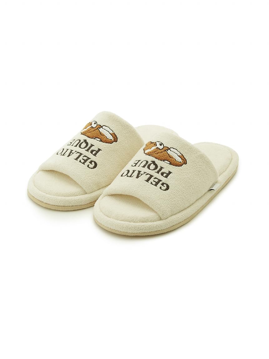 

Gelato Pique HOMME Airy Moco Sleeping Dog Applique Room Shoes PMGS252947 CRM Free Size