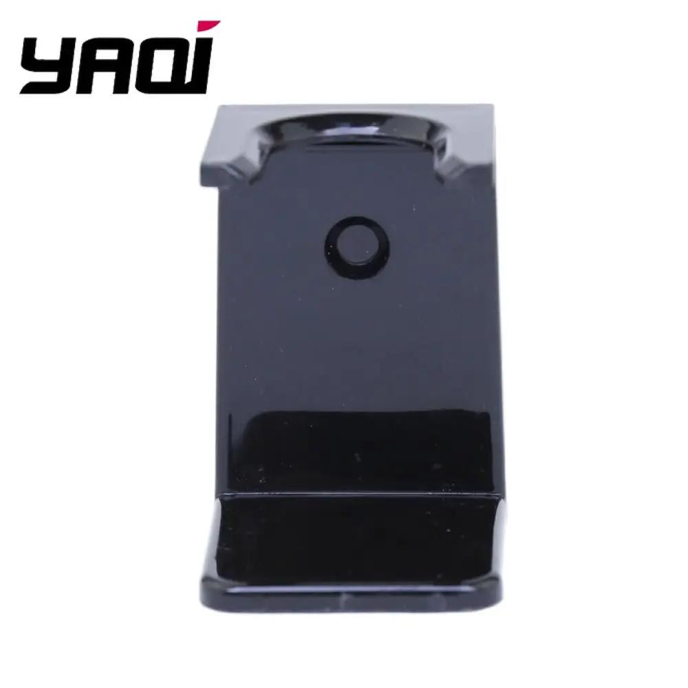 YAQI Black Acrylic Men's Shaving Brush And Razor Stand for Bathroom Accessories Grooming Organizer