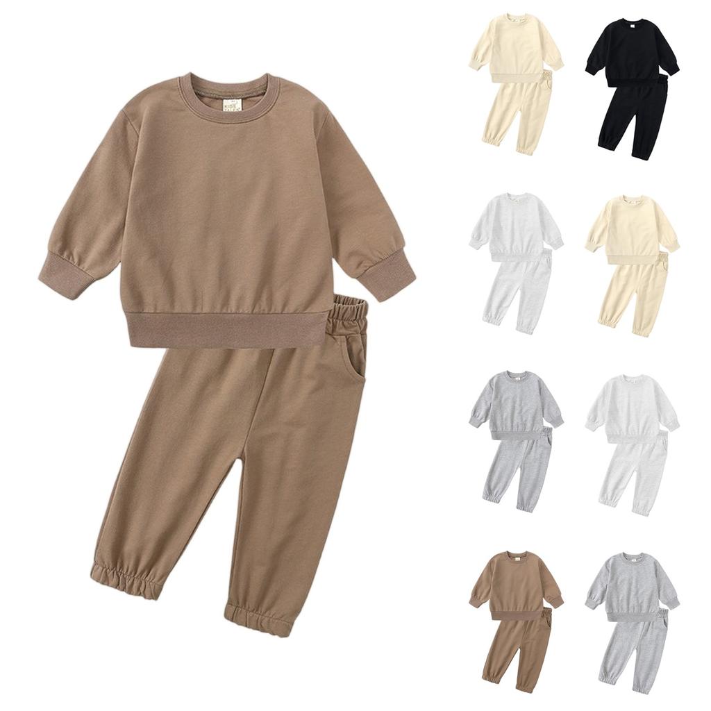 Kids' Hoodie & Pants Set - Casual 2-Piece Sportswear For Children