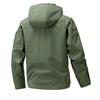 Spring Men's Thin Jacket Hooded Tooling Jacket Youth Trend All-match Casual Jacket