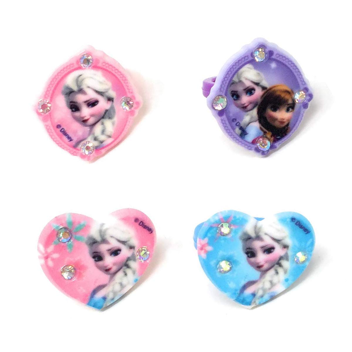 

Set of 3 plastic rings with jewels Disney [Frozen] (assorted) [item]