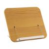 Solid Wood Book Stand Adjustable With Safety Features Foldable Ergonomic For Secure Reading Cooking And Study