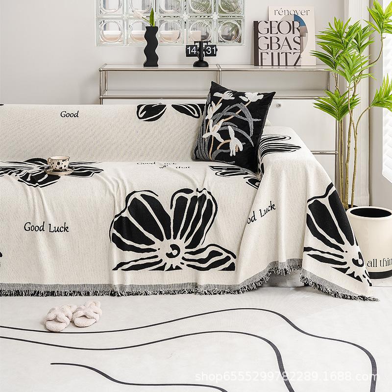 Modern Minimalist Sofas Cover Anti Cat Scratch Easy To Maintain Dustproof Towel Four Season Universal Machine Washable Sofa Mat