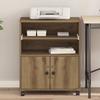 Printer Stand Artisan Oak 60 x 48 x 74 cm Particleboard