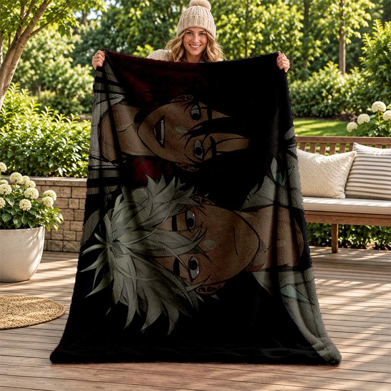 Link Click blanket Flannel Blanket Soft Cozy Plush Throw for Sofa Bed Lightweight Home Decoration Gifts for Christmas various holidays