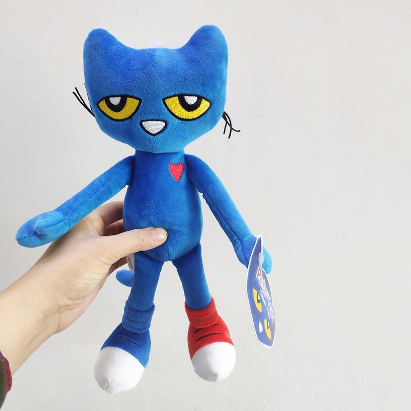 30cm Pete die Katze Plüschtier Stofftier Plüschtiere Kätzchen Puppe Weiche Cartoon Figur Schlafkissen Fans Geburtstag Weihnachtsgeschenk