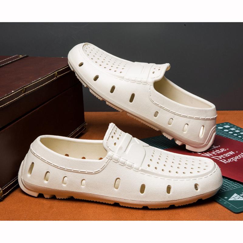 Men's Sandals Summer Comfortable Men Loafers Non Slip Driving Shoes Casual Beach Shoes Eva Slippers Man Shoes