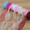 10 Yards Soft Fishtail Organza Ribbon Eco-Friendly Sheer Craft Ribbon for Gift Box Wrapping Bridal Shower DIY Handmade Ornaments