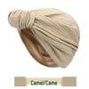 Silver Thread Knotted Headscarf Hat: 2022 Autumn/Winter European & American Fashion.
