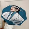 1pc Michael Joseph Jackson Automatic Folding Umbrella, Portable Collapsible Design, Casual Outdoor Accessory L1127029