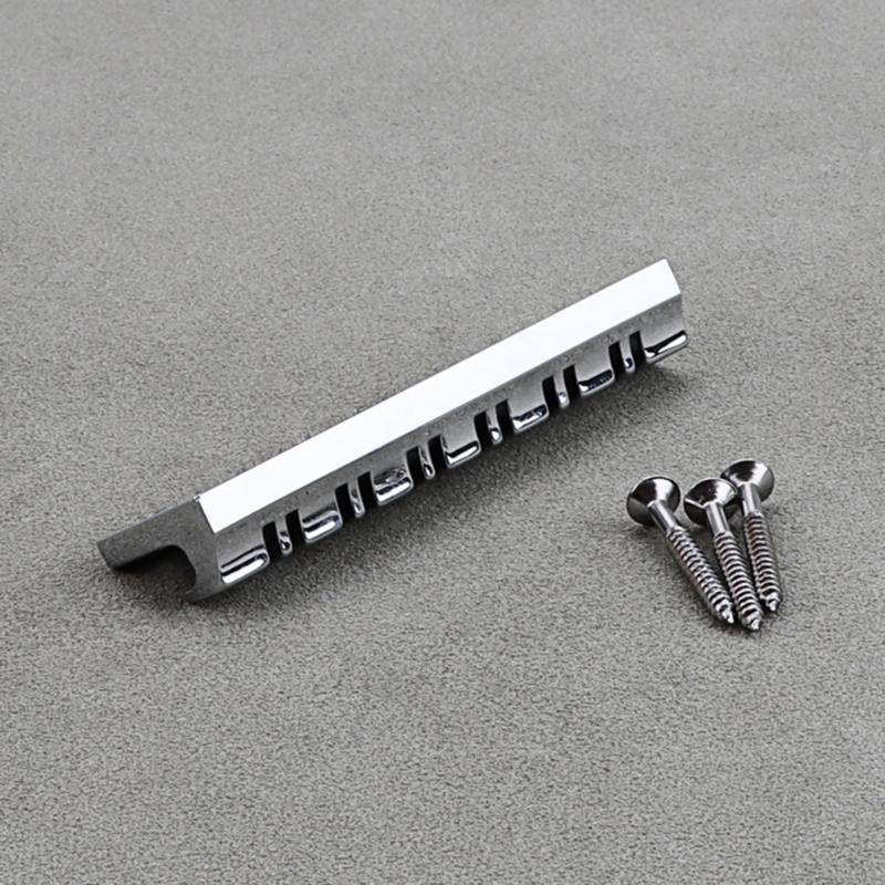 12 Strings Metal Guitar Bridge Replacement Fixed Harp Bridge Electric Guitar Accessories Durable and Practical