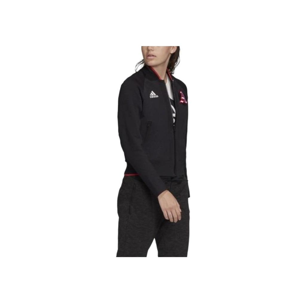 adidas VRCT Ceket Uzun Kollu Spor Mont Kadın Dış Giyim Siyah FI9214