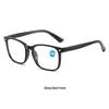Men's Retro Anti-Blue Light Auto-Adjusting Diopter Reading Glasses - HD Fashion with Spring Hinges