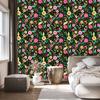 Colorful Sea and Olive Flowers Wallpaper for Living Room and Bedroom 50x1000